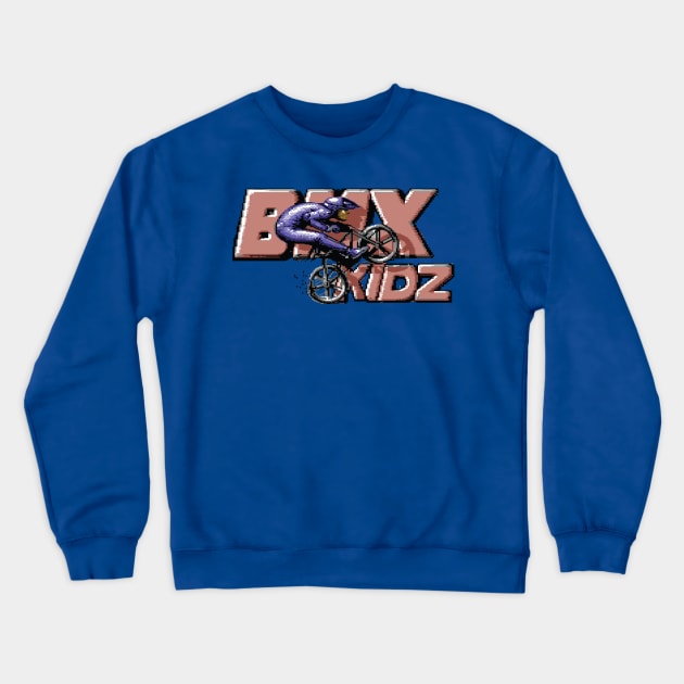 BMX Kidz Crewneck Sweatshirt by ilovethec64